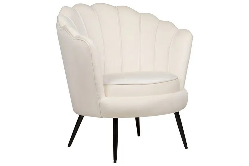 Lænestol Lovikka Hvid/Sort, Hvid/Sort