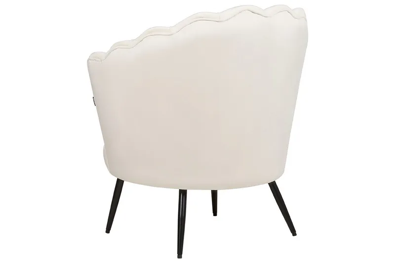 Lænestol Lovikka Hvid/Sort - Hvid/Sort - Møbler - Stole & lænestole - Lænestole - Klubstol