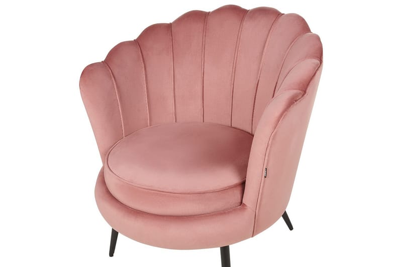 Lænestol Lovikka Rosa/Sort - Rosa/Sort - Møbler - Stole & lænestole - Lænestole - Lænestol uden armlæn