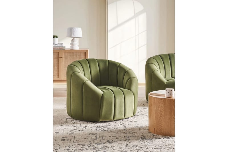 Lænestol Malung - Grøn - Møbler - Stole & lænestole - Lænestole - Lænestol uden armlæn