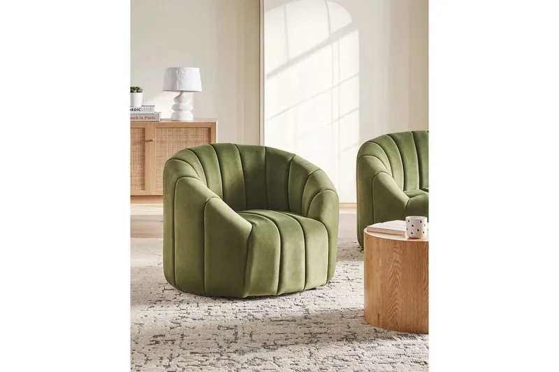 Lænestol Malung - Grøn - Møbler - Stole & lænestole - Lænestole - Lænestol uden armlæn