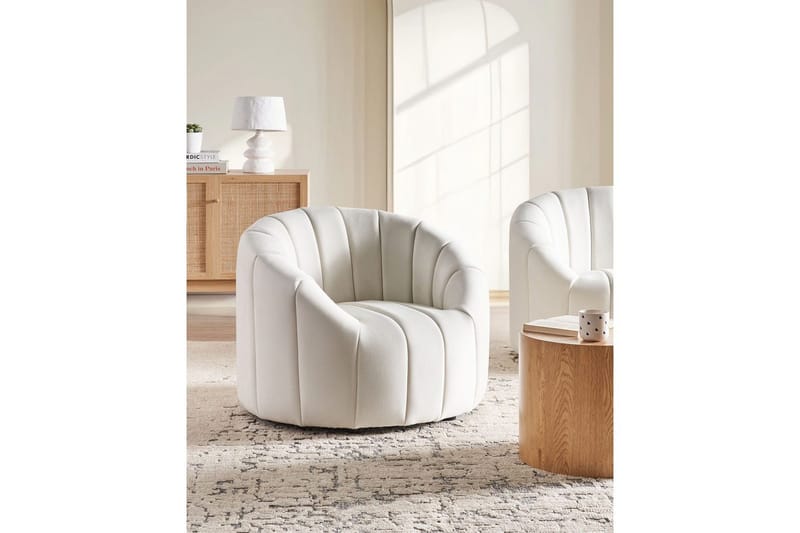 Lænestol Malung - Hvid - Møbler - Stole & lænestole - Lænestole - Lænestol uden armlæn