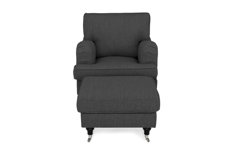 Howard Classic Lænestol + Puf - Antracit - Møbler - Stole & lænestole - Lænestole - Howard lænestol