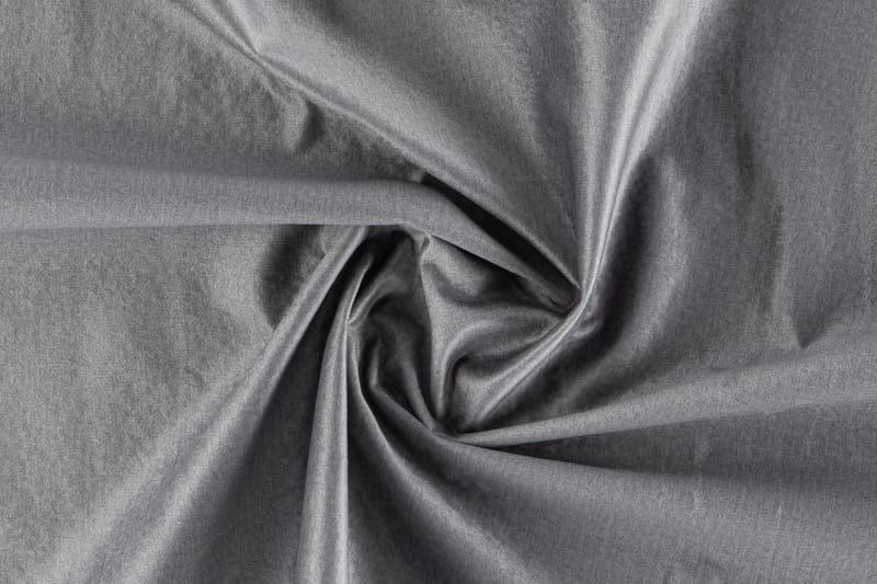 Trend Lænestol med Fodskammel - Lysegrå Velour - Møbler - Stole & lænestole - Lænestole