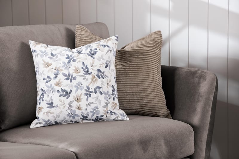 Trend Lænestol med Fodskammel - Muldvarp Velour - Møbler - Stole & lænestole - Lænestole - Lænestol med fodskammel