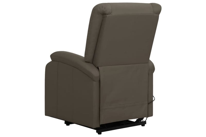 lænestol med løftefunktion kunstlæder grå - Grå - Møbler - Stole & lænestole - Lænestole - Recliner lænestol