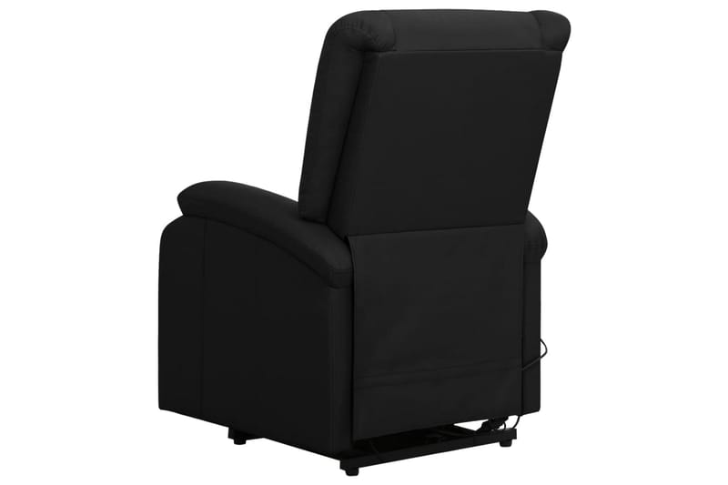 lænestol med løftefunktion kunstlæder sort - Sort - Møbler - Stole & lænestole - Lænestole - Recliner lænestol