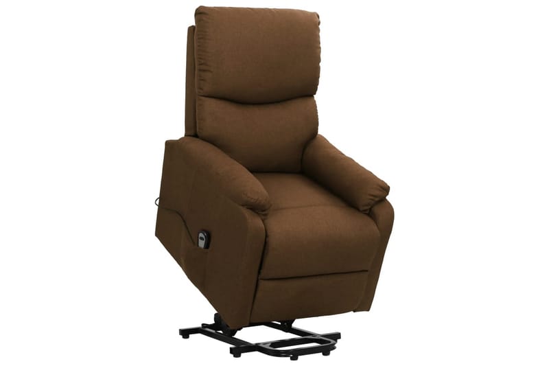 lænestol med løftefunktion stof brun - Brun - Møbler - Stole & lænestole - Lænestole - Recliner lænestol