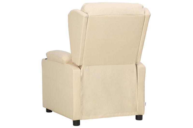 lænestol med løftefunktion stof cremefarvet - Creme - Møbler - Stole & lænestole - Lænestole - Recliner lænestol