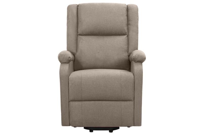 lænestol med løftefunktion stof gråbrun - Gråbrun - Møbler - Stole & lænestole - Lænestole - Recliner lænestol
