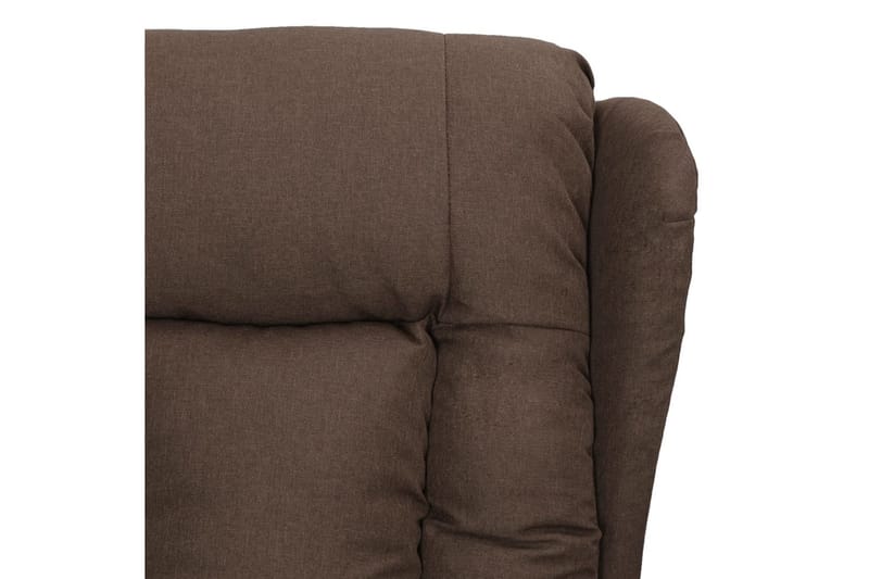 lænestol med løftefunktion stof gråbrun - Gråbrun - Møbler - Stole & lænestole - Lænestole - Recliner lænestol