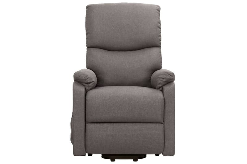 lænestol med løftefunktion stof lysegrå - Grå - Møbler - Stole & lænestole - Lænestole - Recliner lænestol