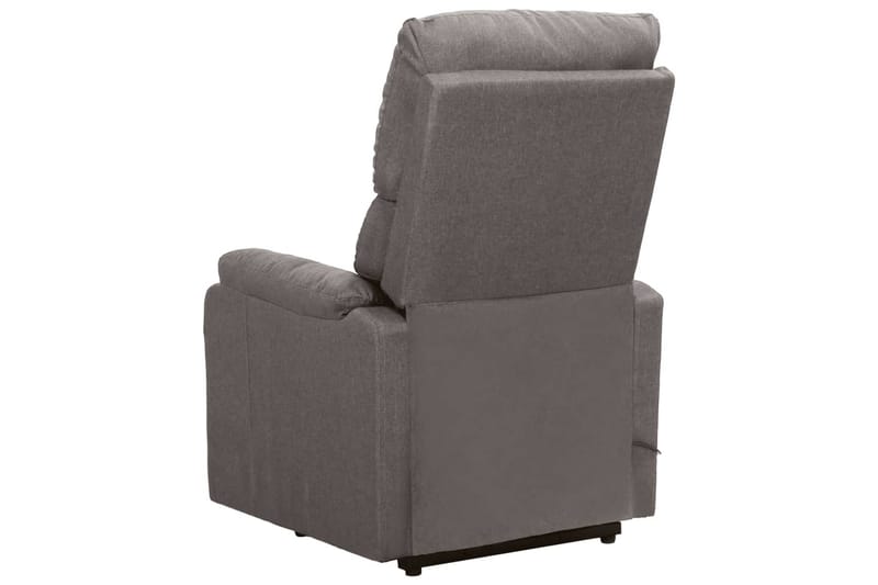 lænestol med løftefunktion stof lysegrå - Grå - Møbler - Stole & lænestole - Lænestole - Recliner lænestol
