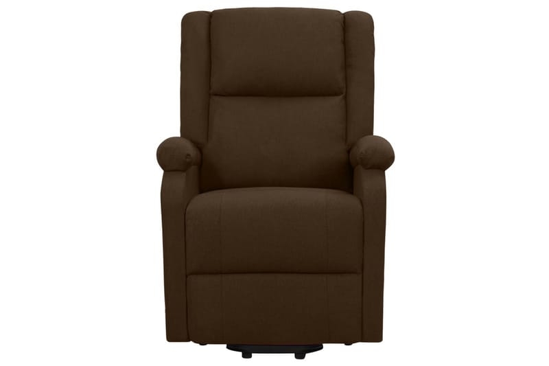 lænestol med løftefunktion stof mørkebrun - Brun - Møbler - Stole & lænestole - Lænestole - Recliner lænestol