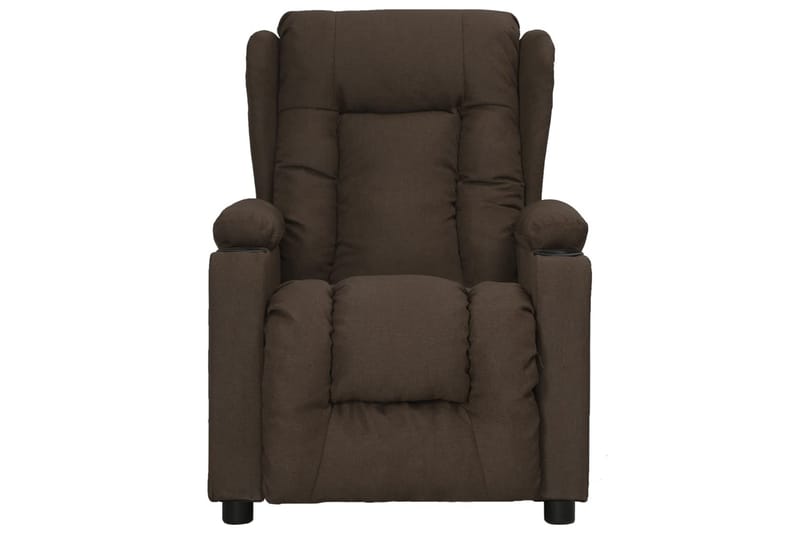 lænestol med løftefunktion stof mørkebrun - Brun - Møbler - Stole & lænestole - Lænestole - Recliner lænestol