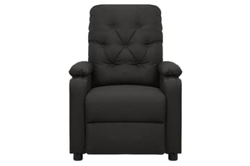 lænestol med løftefunktion stof sort - Sort - M�øbler - Stole & lænestole - Lænestole - Recliner lænestol