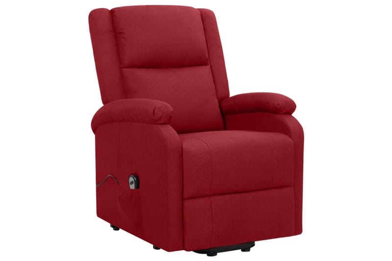 lænestol med løftefunktion stof vinrød - Rød - Møbler - Stole & lænestole - Lænestole - Recliner lænestol