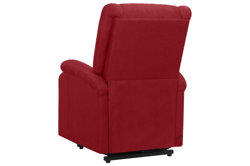 lænestol med løftefunktion stof vinrød - Rød - Møbler - Stole & lænestole - Lænestole - Recliner lænestol