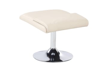Lænestol med vippefunktion Legend - Beige, Sølv - Møbler - Stole & lænestole - Lænestole - Læderstol