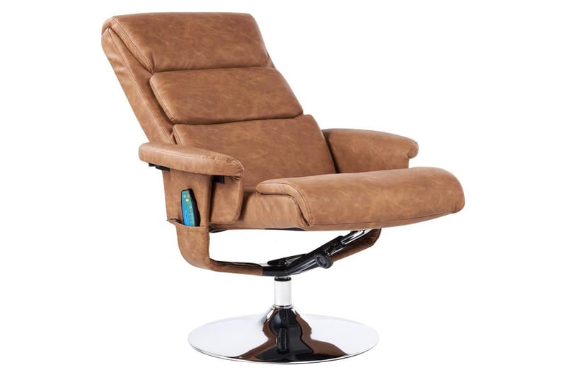 Lænestol med vippefunktion Legend - Brun, Sølv - Møbler - Stole & lænestole - Lænestole - Massagestol