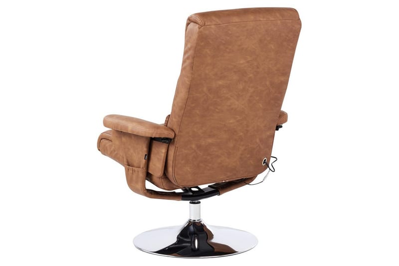 Lænestol med vippefunktion Legend - Brun, Sølv - Møbler - Stole & lænestole - Lænestole - Massagestol