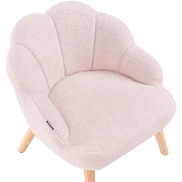 Lænestol Miland - Rosa, lyst træ - Møbler - Stole & lænestole - Lænestole - Lænestol uden armlæn
