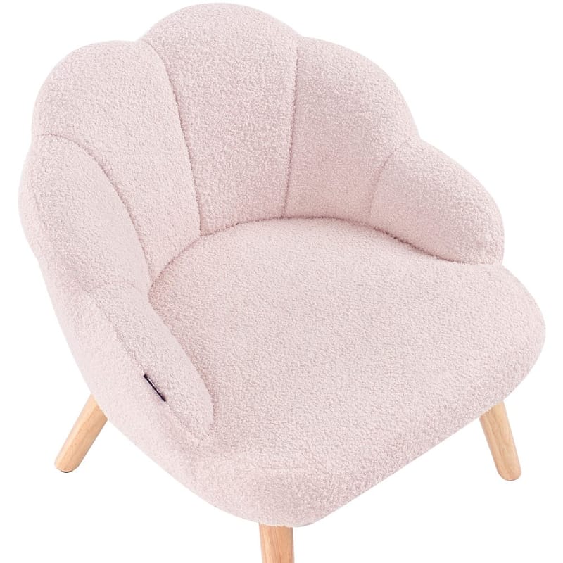 Lænestol Miland - Rosa, lyst træ - Møbler - Stole & lænestole - Lænestole - Lænestol uden armlæn