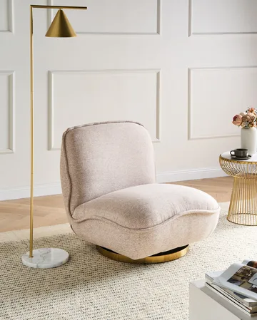 Lænestol Muren - Beige - Møbler - Stole & lænestole - Lænestole - Lænestol uden armlæn