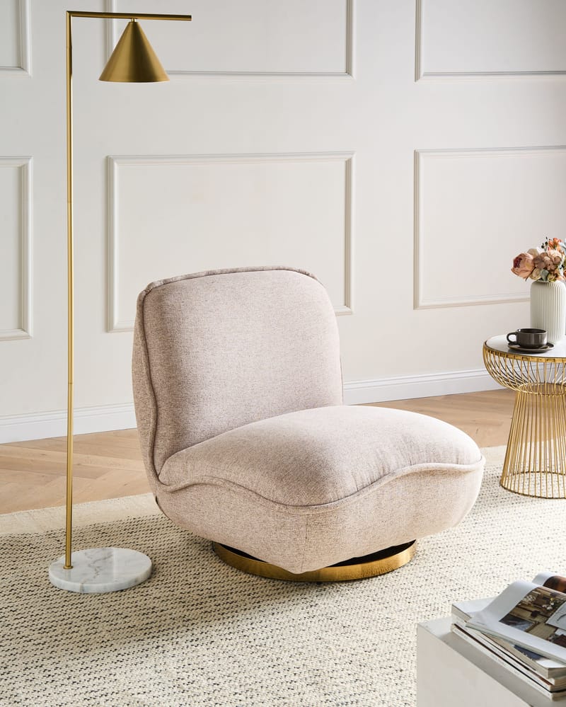 Lænestol Muren - Beige - Møbler - Stole & lænestole - Lænestole - Lænestol uden armlæn