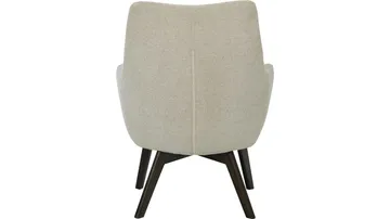 Lænestol NFG Loke med puf creme - creme - Møbler - Stole & lænestole - Lænestole