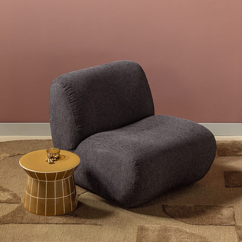 Lænestol Nomu - Antracit melange - Møbler - Stole & lænestole - Lænestole - Lænestol uden armlæn