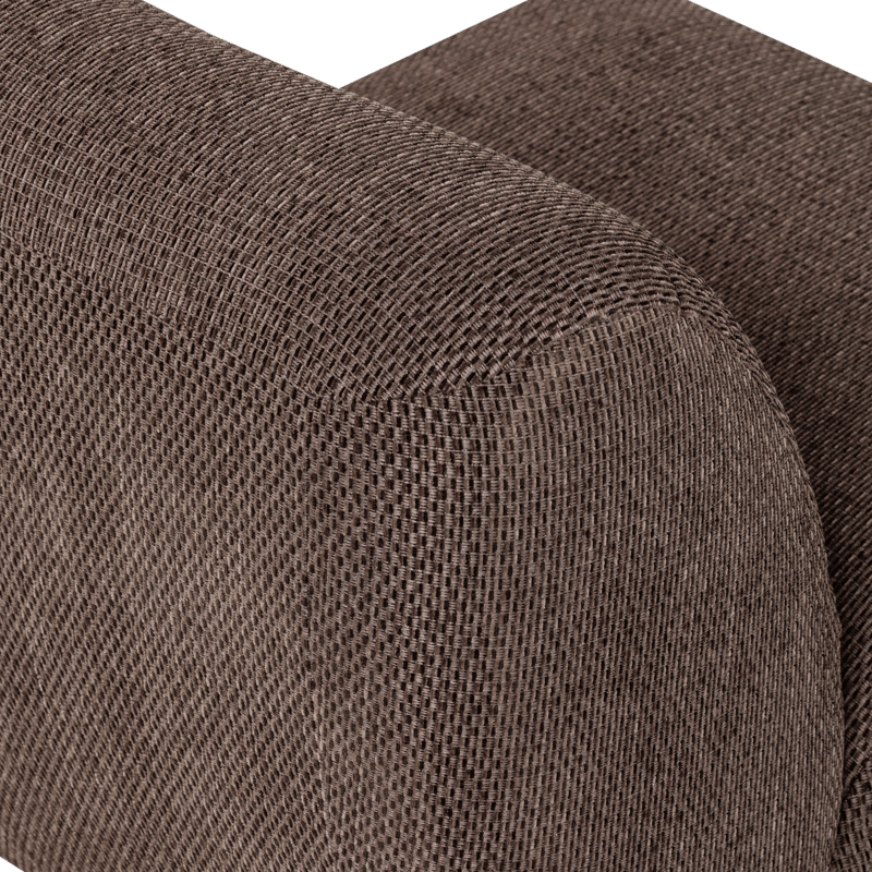 Lænestol Nomu - Brun melange - Møbler - Stole & lænestole - Lænestole - Lænestol uden armlæn