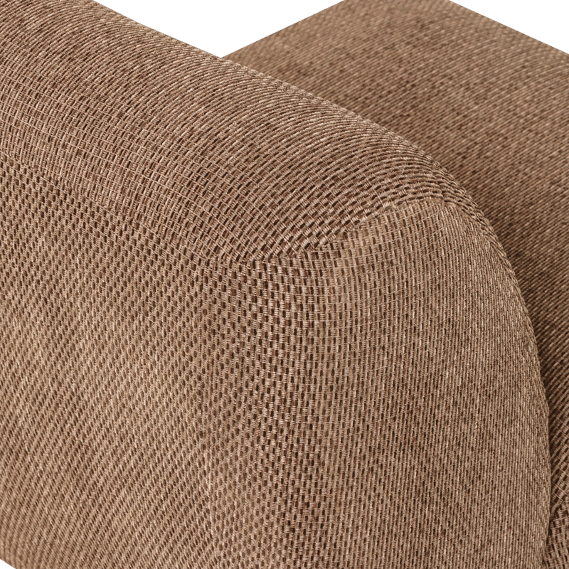 Lænestol Nomu - Lysebrun melange - Møbler - Stole & lænestole - Lænestole - Lænestol uden armlæn