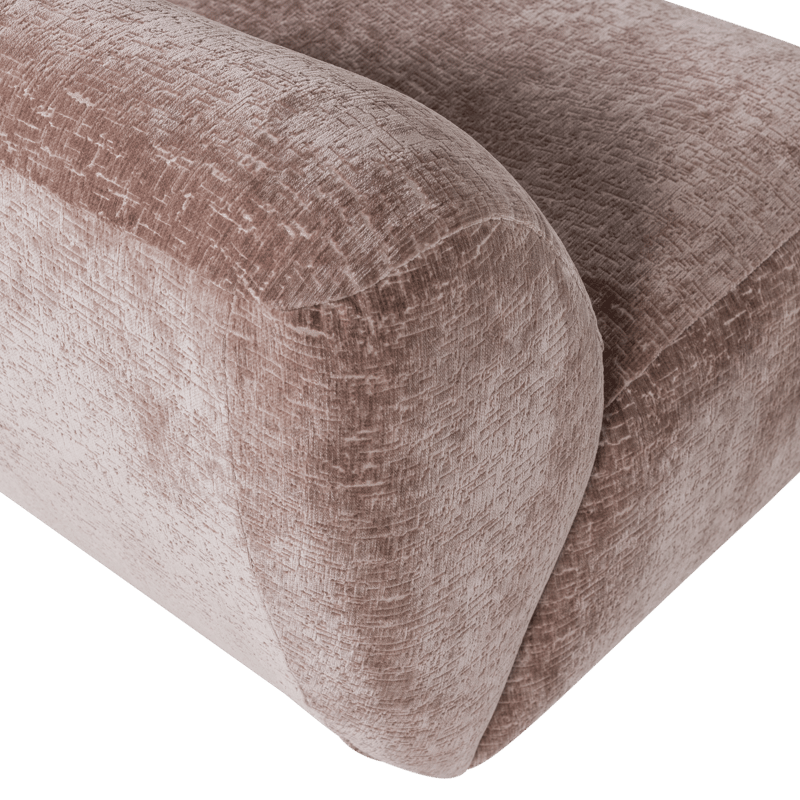 Lænestol Nomu - Lyserosa - Møbler - Stole & lænestole - Lænestole - Lænestol uden armlæn