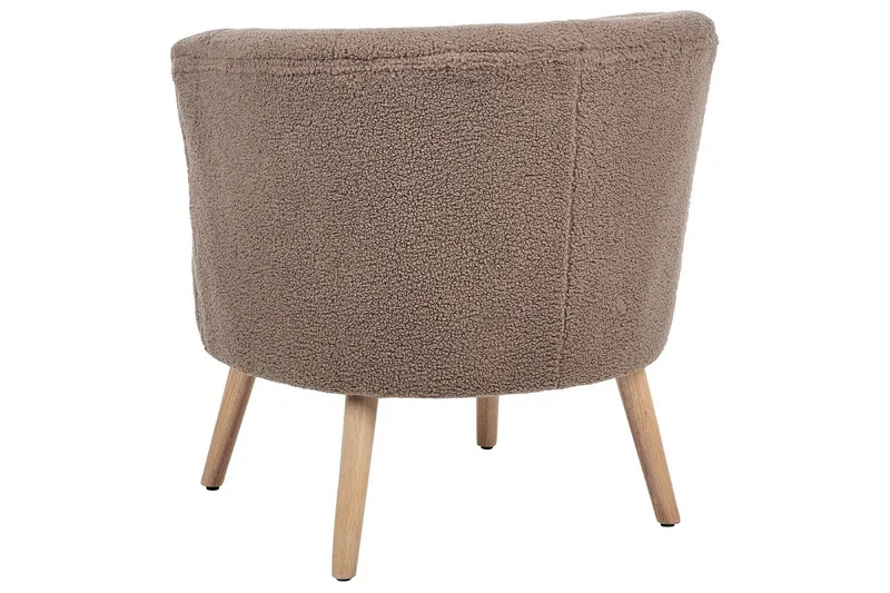 Lænestol Odenzen Brun/lyst træ - Brun/lyst træ - Møbler - Stole & lænestole - Lænestole - Lænestol uden armlæn