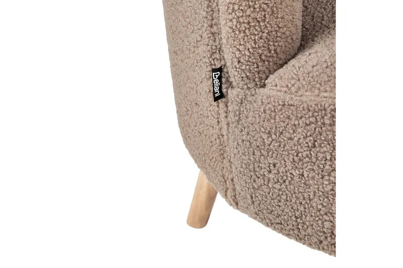 Lænestol Odenzen Brun/lyst træ - Brun/lyst træ - Møbler - Stole & lænestole - Lænestole - Lænestol uden armlæn