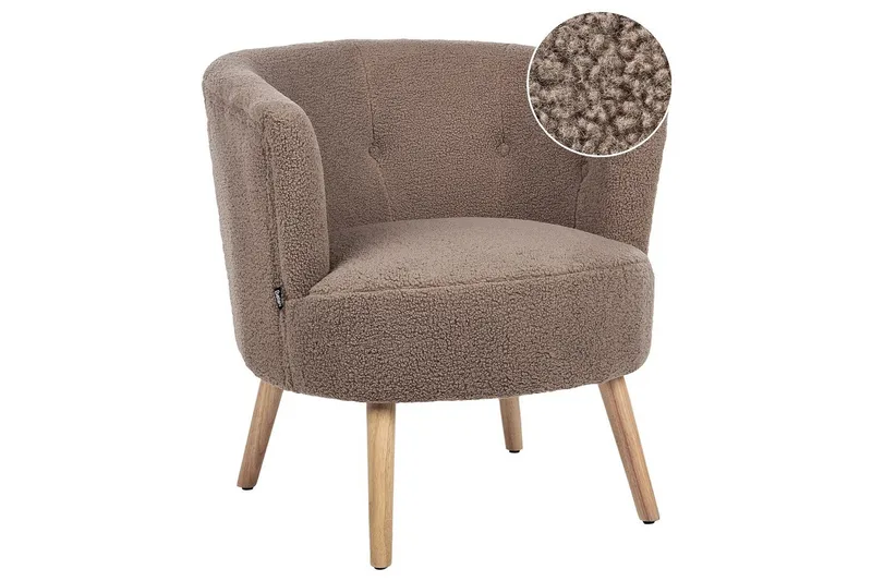 Lænestol Odenzen Brun/lyst træ, Brun/lyst træ