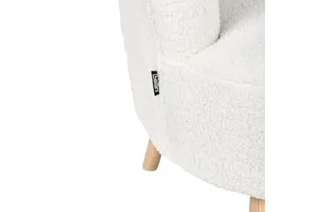 Lænestol Odenzen Hvid/lyst træ - Hvid/lyst træ - Møbler - Stole & lænestole - Lænestole - Lænestol uden armlæn
