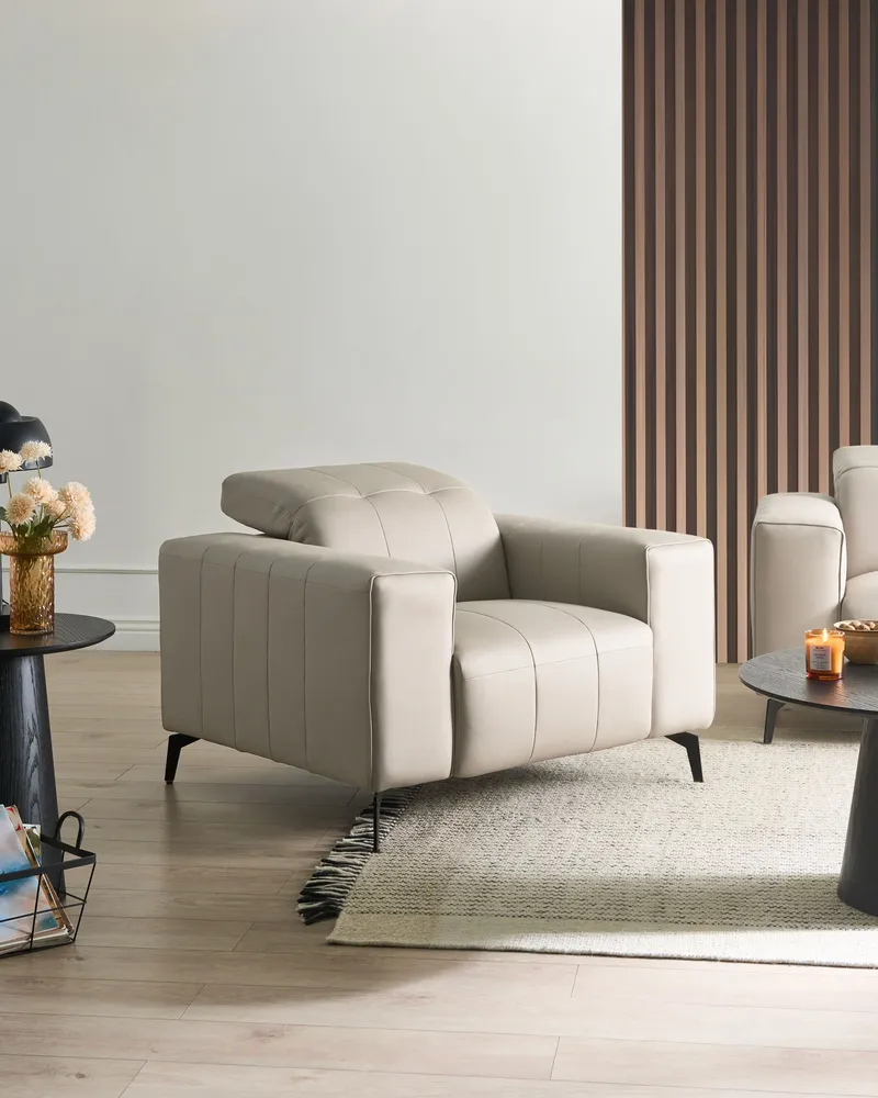 Lænestol Ommel - Lys beige - Møbler - Stole & lænestole - Lænestole - Recliner lænestol