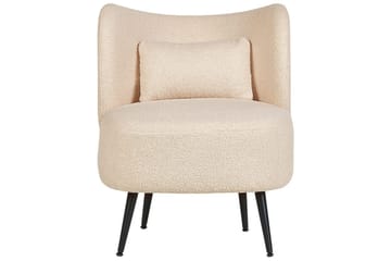 Lænestol Otsby - Beige, sort - Møbler - Stole & lænestole - Lænestole - Lænestol uden armlæn