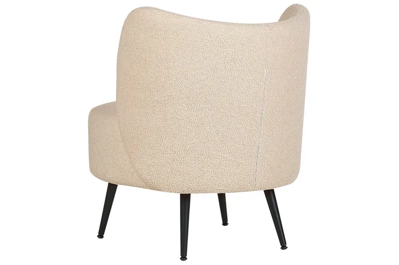 Lænestol Otsby - Beige, sort - Møbler - Stole & lænestole - Lænestole - Lænestol uden armlæn