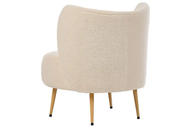 Lænestol Otsby II Beige/lyst træ - Beige/lyst træ - Møbler - Stole & lænestole - Lænestole - Lænestol uden armlæn