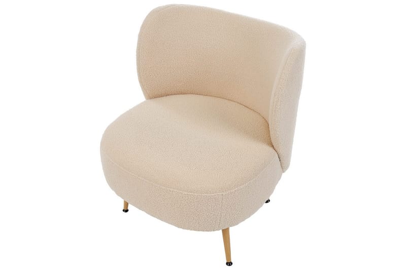 Lænestol Otsby II Beige/lyst træ - Beige/lyst træ - Møbler - Stole & lænestole - Lænestole - Lænestol uden armlæn