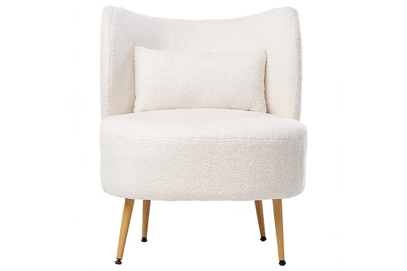 Lænestol Otsby II Hvid/lyst træ - Hvid/lyst træ - Møbler - Stole & lænestole - Lænestole - Lænestol uden armlæn