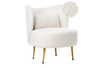 Lænestol Otsby II Hvid/lyst træ