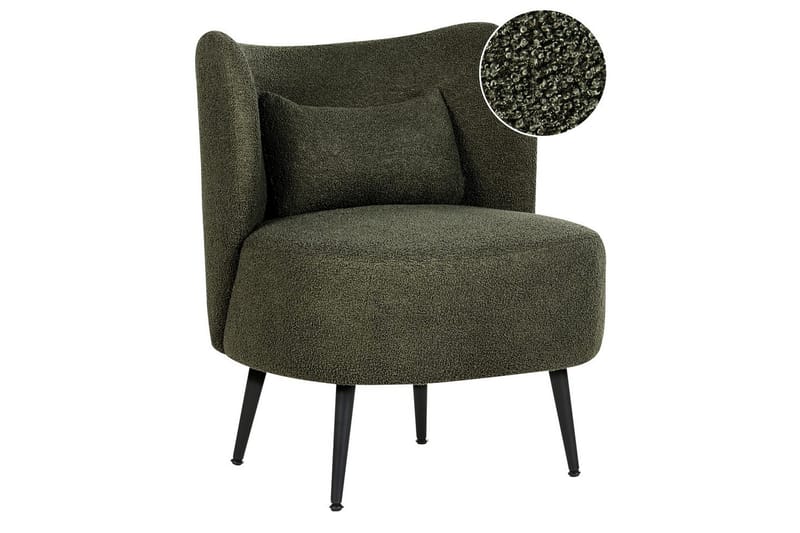 Lænestol Otsby, Mørkegrøn, sort