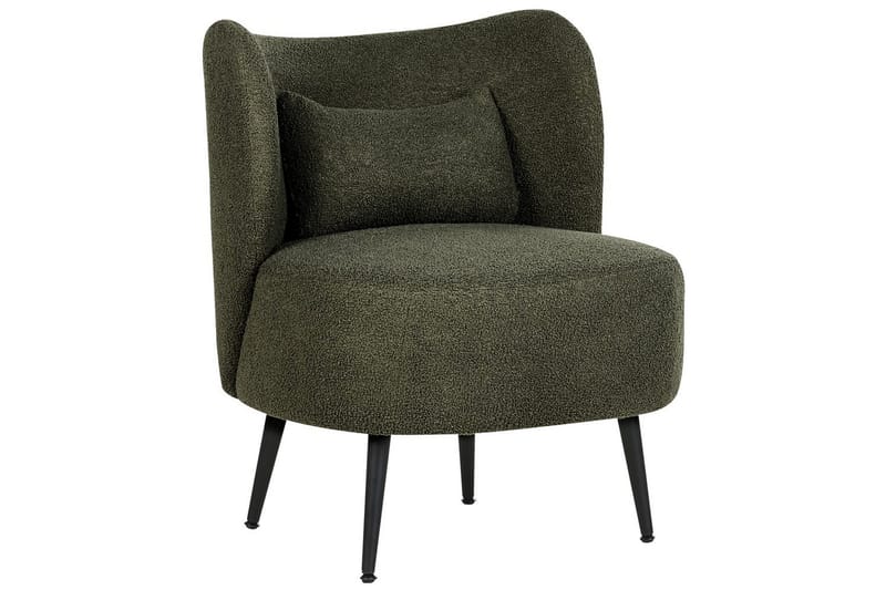 Lænestol Otsby - Mørkegrøn, sort - Møbler - Stole & lænestole - Lænestole - Lænestol uden armlæn