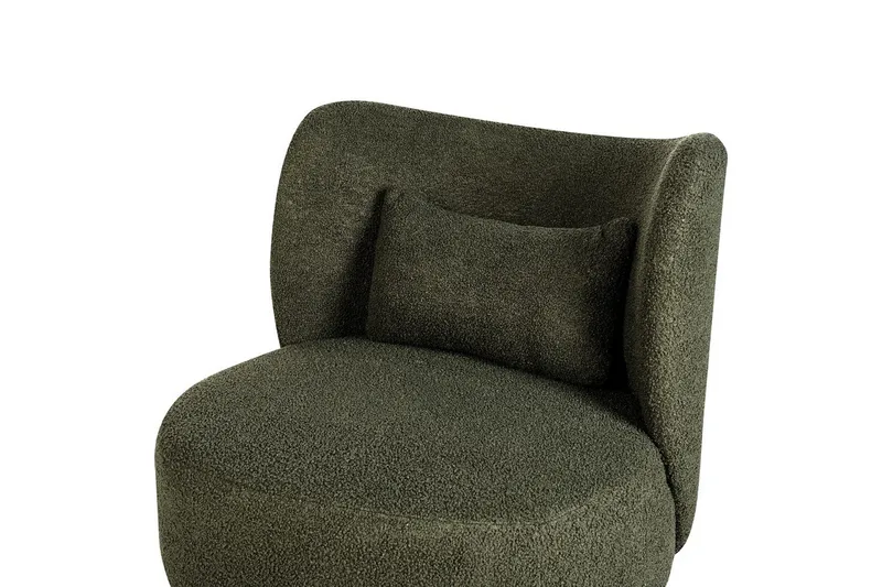 Lænestol Otsby - Mørkegrøn, sort - Møbler - Stole & lænestole - Lænestole - Lænestol uden armlæn