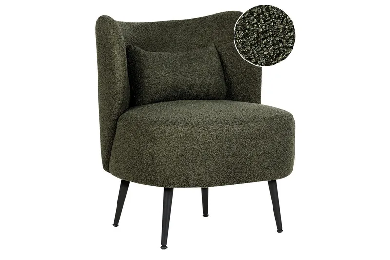 Lænestol Otsby, Mørkegrøn, sort