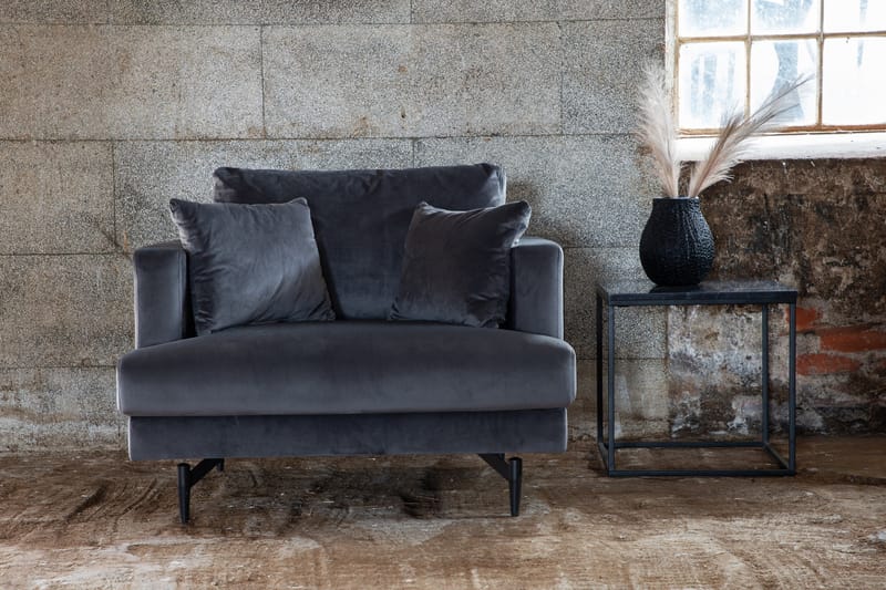 Lænestol Sofia - Mørkegrå - Møbler - Stole & lænestole - Lænestole